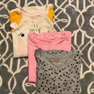 3-long sleeve shirts. Girls 7/8